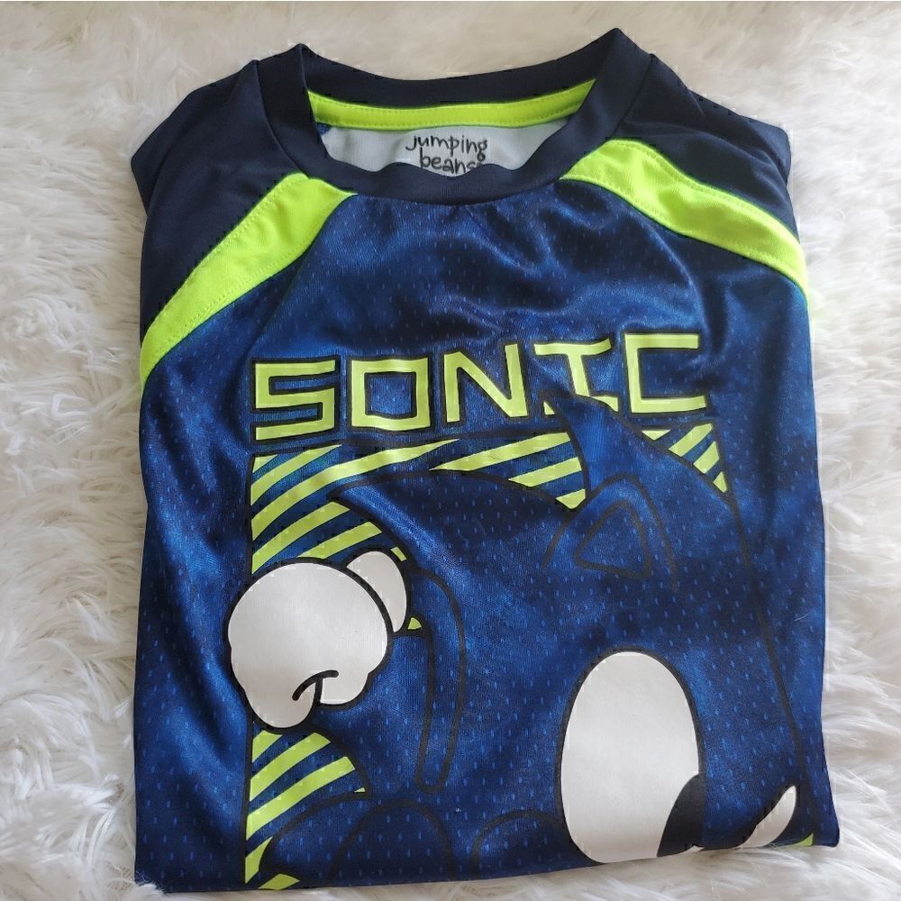 Boy's Sonic Speed Short Sleeve Shirt Size 12